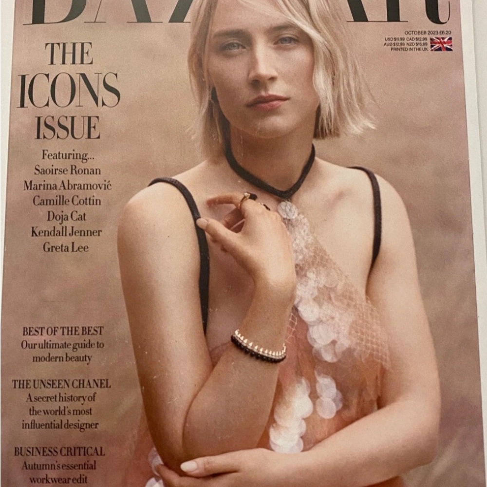 2023 British Harper’s Bazaar Magazine UK Saorsie Ronan